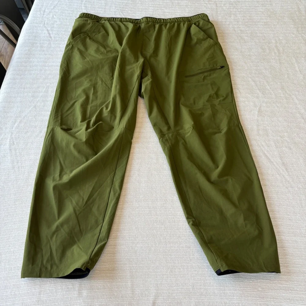 The North Face Mens XL Regular Olive Green Hiking Pants Lightweight Technical